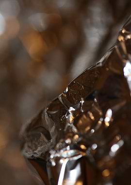 Aluminum paper abstract