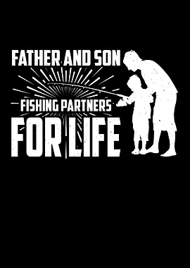 Father And Son Fishing