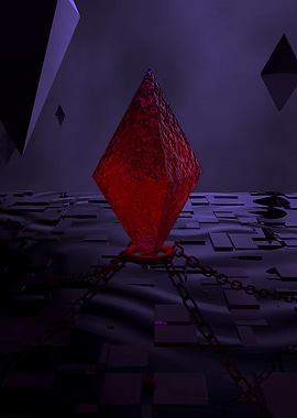 Red energy crystal