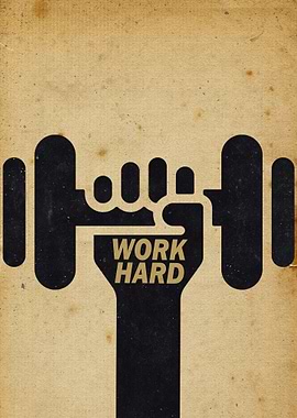work hard