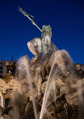 Neptune Fountain In Berlin