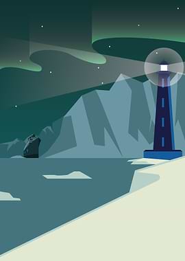 Art deco nothern light