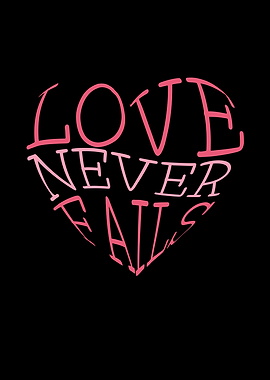 Love never fails