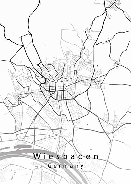 Wiesbaden City Map