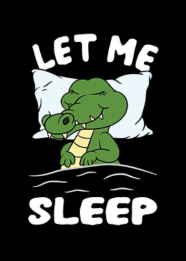 Crocodile Let me sleep