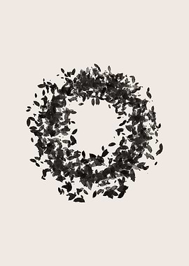 Abstract Circle Art Shape