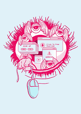 Weirdcore Winged Eyes