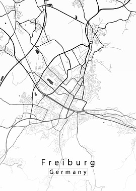 Freiburg City Map