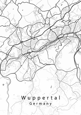 Wuppertal City Map