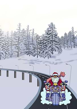 Santa on the Road Winter