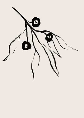 Abstract Cherry Blossom