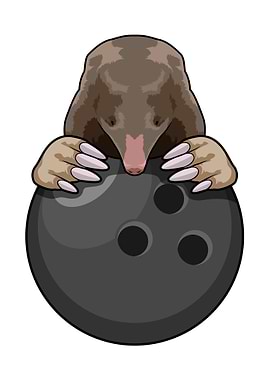 Mole Bowling Bowling pin