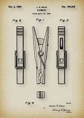 Clothes Pin Patent