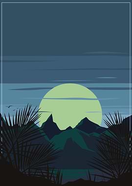 Sunset art deco