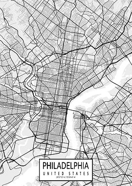 Philadelphia Map Light