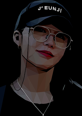 Eunji Apink Lowpoly