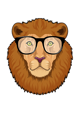 Lion Nerd Glasses