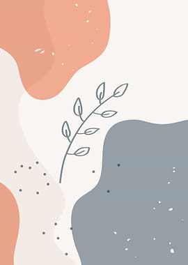 Abstract art of leaves