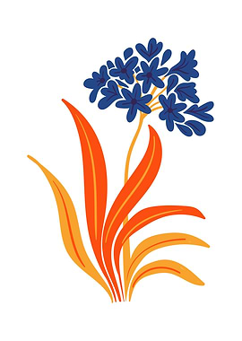 Botanical flower plantleaf