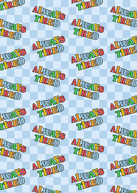 Kidcore Always Tired Retro