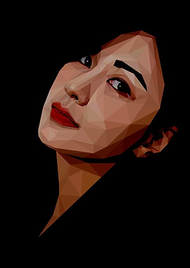 Hayoung Apink Lowpoly