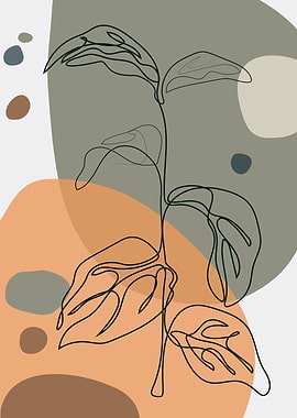 Botanical Tropical leaves