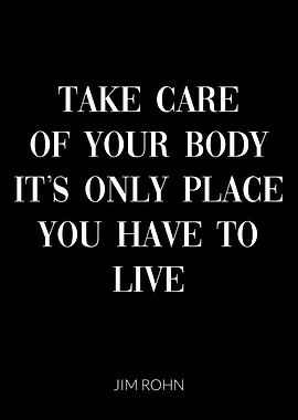 Jim Rohn Quote Care Body