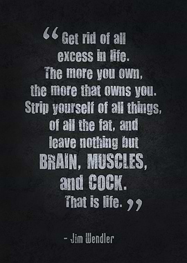 Get Rid Of Excess In Life