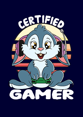 Certified Gamer Bunny