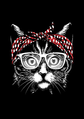 Cat with Glasses