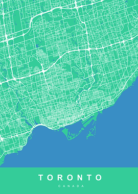 TORONTO Map CANADA