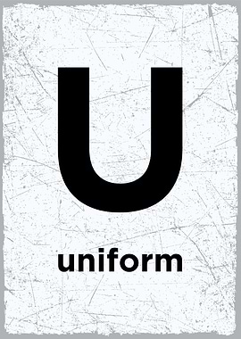i is for uniform