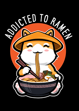 Funny Ramen Cat Gift