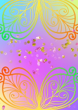 Fantasy Mandala Glitter 04