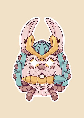 Cute carrot Bunny