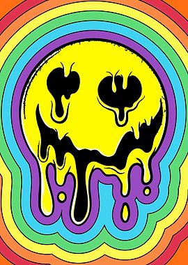 Kidcore Smiling Face Retro