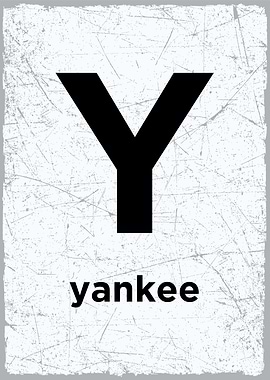 y is for yankee
