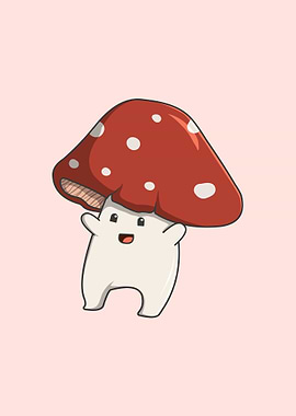 Mushroom Kawaii