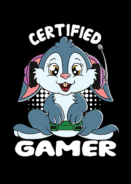 Certified Gamer Bunny