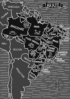 Dark Map of Brazil