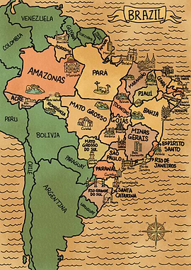 Colorful Vintage Brazil