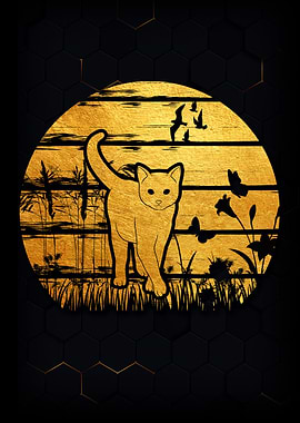 Sun set Cat