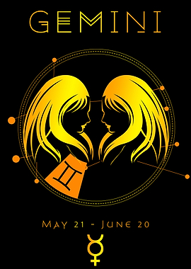 Gemini Classy Gold Vector