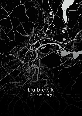 Luebeck City Map