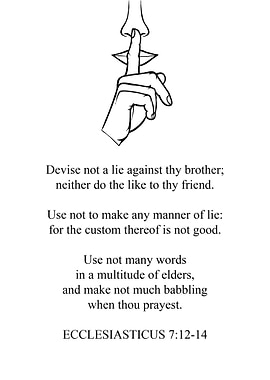 Never ever lie again