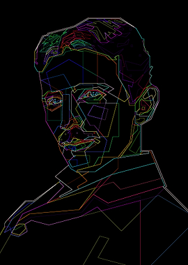 Nikola Tesla Artistic Line
