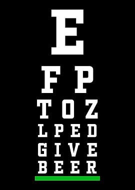 Give Beer Optometrist Opto