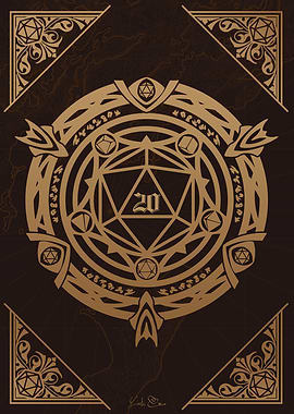 D20 tabletop dice set