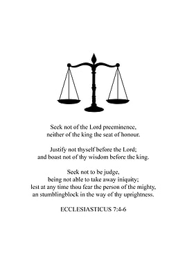 Let God be the judge