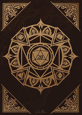 D20 game master Dice set